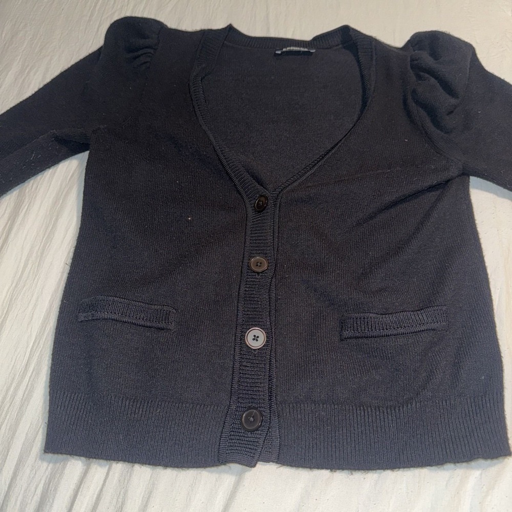 Express Women's Cardigan Sweater Size L Black